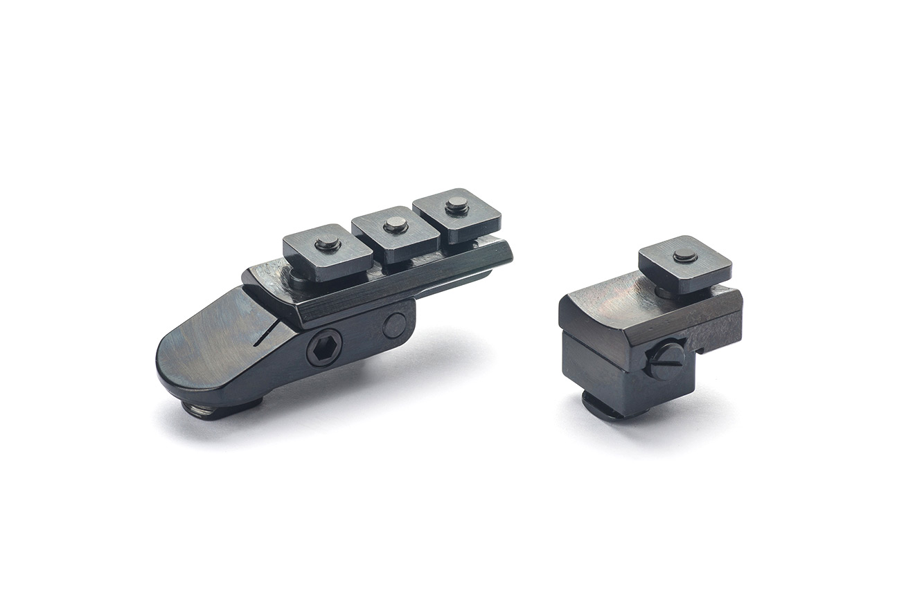 049-0028-SBC-17.jpg Pivot mount without bases - Zastava: M70 / Mauser: 98, 48 (w/o bulb) - S&B Convex rail, H17 - Image 1
