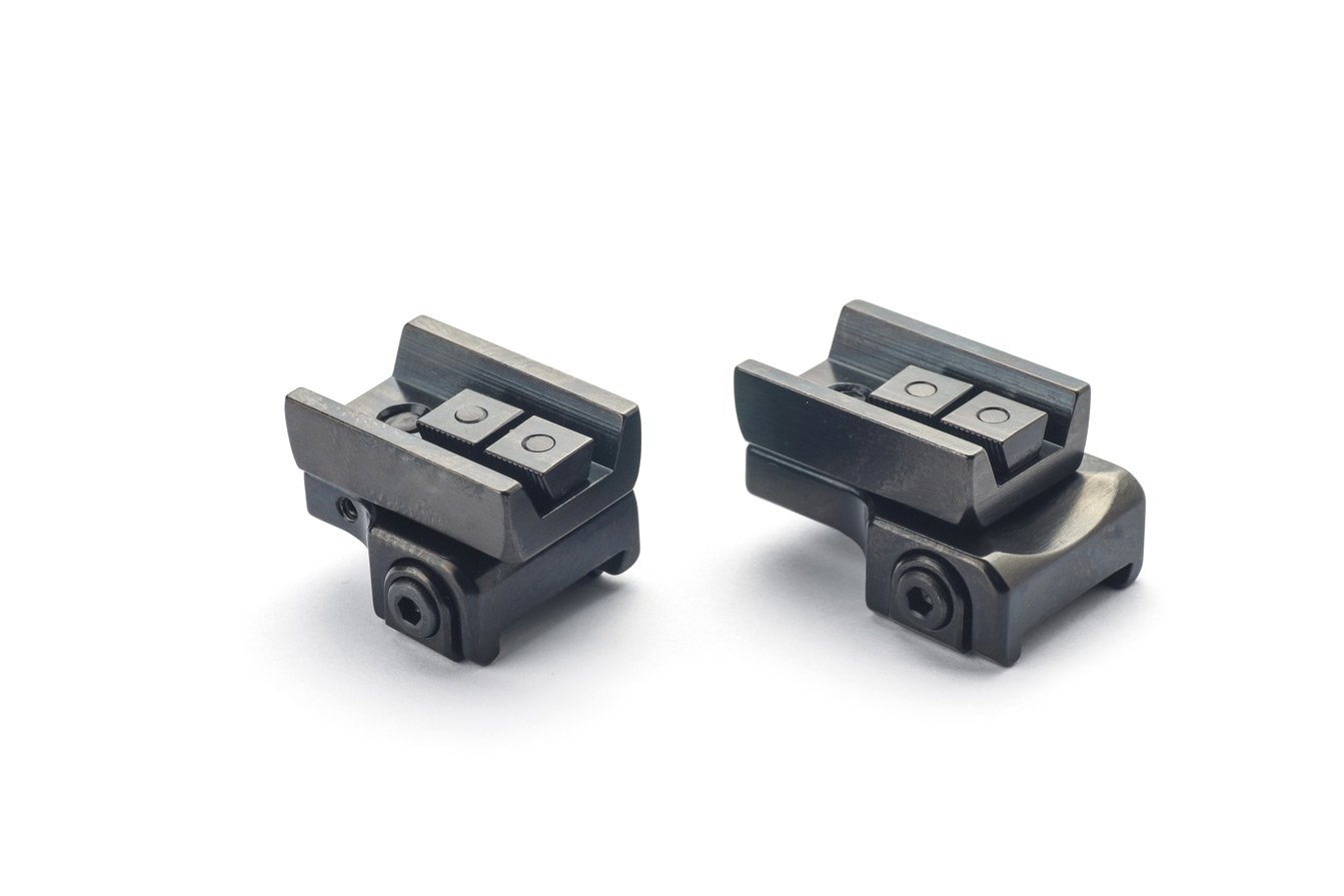 055-19-ZM-V.jpg Roll-off mount with extension - prism 19 (CZ 550) - VM/ZM rail, screw - Image 1